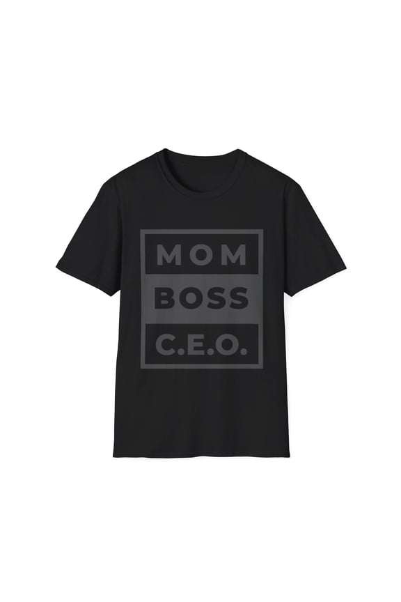 Funny Mom Boss C E O Novelty Women Ladies T-Shirt Tees