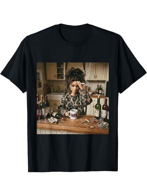 Funny Mom Disgusting Doll face Meme T-Shirt