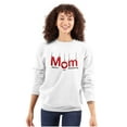 thumbnail image 1 of Funny Mom Master of Moods Mothers Day Women Crewneck Sweatshirt Brisco Brands S, 1 of 6