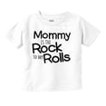 thumbnail image 1 of Funny Mommy is the Rock to My Rolls Toddler Boy Girl T Shirt Infant Toddler Brisco Brands 18M, 1 of 6