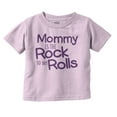 thumbnail image 1 of Funny Mommy is the Rock to My Rolls Toddler Boy Girl T Shirt Infant Toddler Brisco Brands 2T, 1 of 6