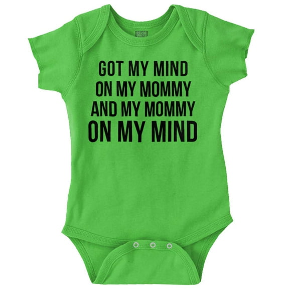 Funny Mommy on my Mind Hip Hop Romper Boys or Girls Infant Baby Brisco Brands 6M