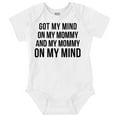 thumbnail image 1 of Funny Mommy on my Mind Hip Hop Romper Boys or Girls Infant Baby Brisco Brands NB, 1 of 7