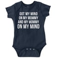 thumbnail image 1 of Funny Mommy on my Mind Hip Hop Romper Boys or Girls Infant Baby Brisco Brands NB, 1 of 7