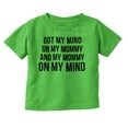 thumbnail image 1 of Funny Mommy on my Mind Hip Hop Toddler Boy Girl T Shirt Infant Toddler Brisco Brands 24M, 1 of 6