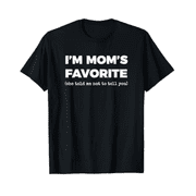 Funny Moms Favorite Son Daughter I'M Mom'S Favorite Shirt