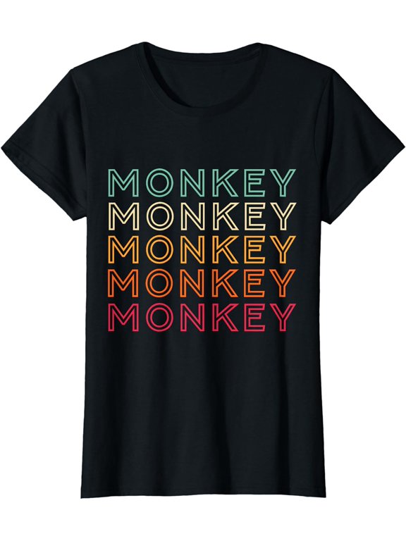 Funny Monkey Ape Gorilla Retro Monkey T-Shirt