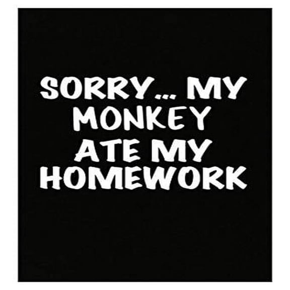 Funny Monkey Poster - Wall Decor for Primate Lovers Gift