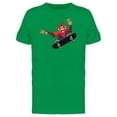 thumbnail image 1 of Funny Monkey On A Skateboard Tee Men's -Image by Shutterstock, 1 of 2