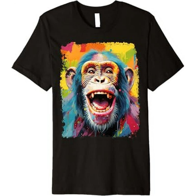Funny Monkey Premium T Shirt Walmart