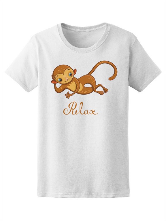 Funny Monkey Relax Tee Women's -Image by Shutterstock