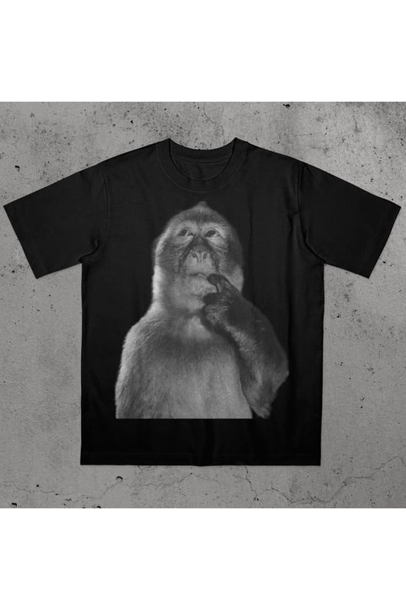 Funny Monkey Shirt, Stupid Meme Tshirt, Dank Memes Tee, 90s Vintage Bootleg, Odd Core
