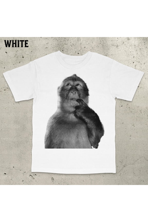 Funny Monkey Shirt, Stupid Meme Tshirt, Dank Memes Tee, Unisex, Full Size