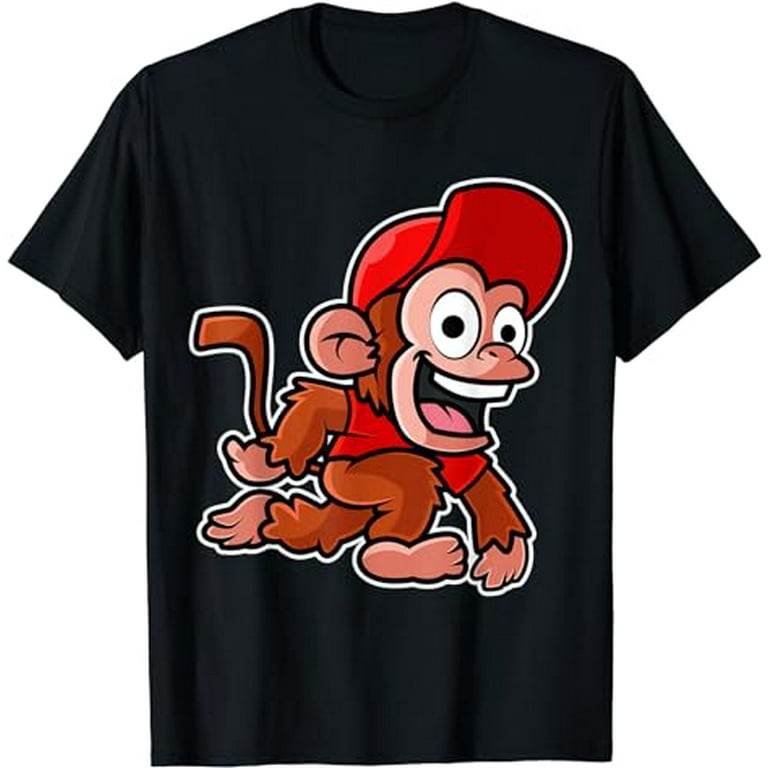 Monkey t shirts funny 2025