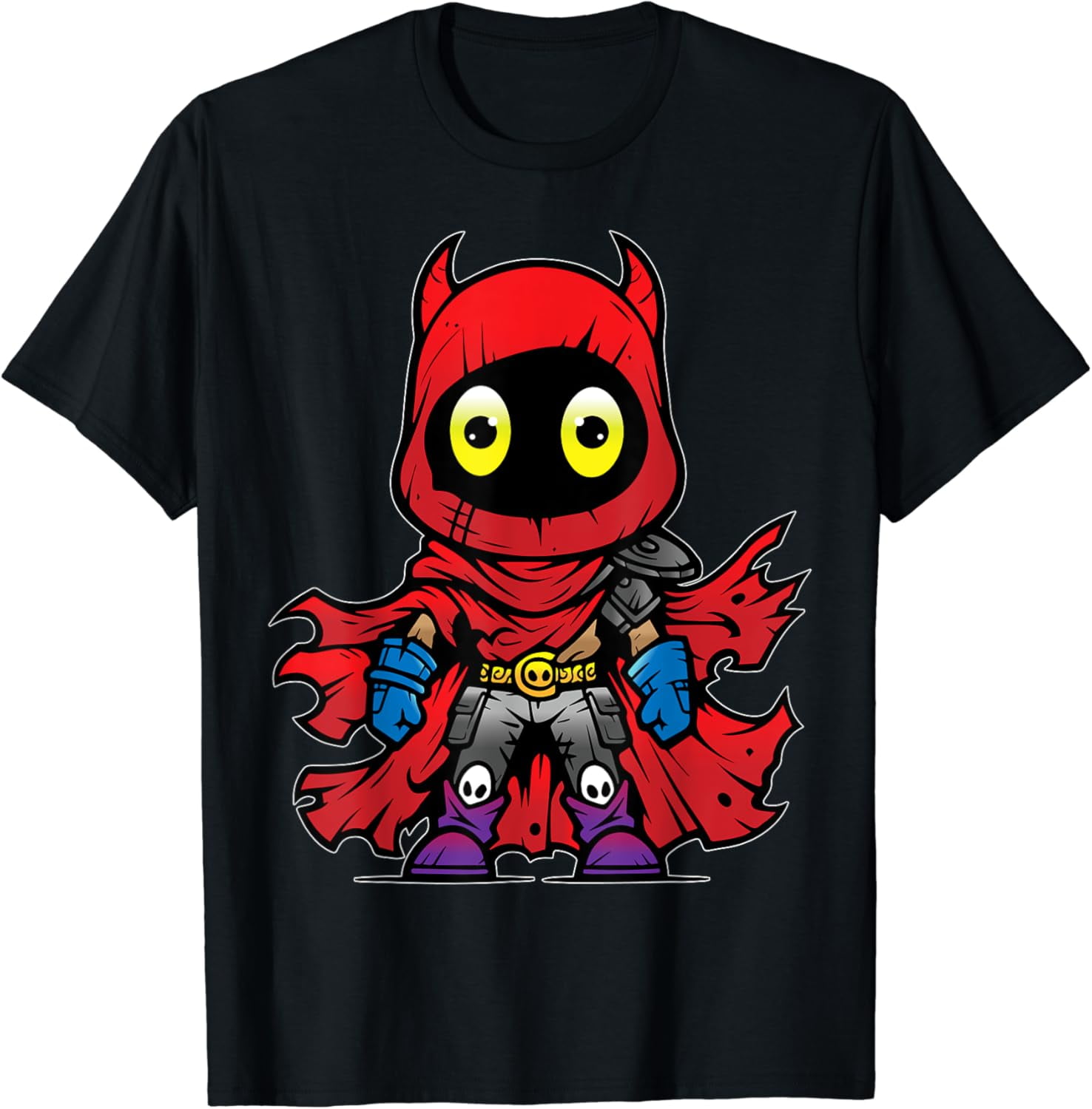 Funny Monster Cute Cartoon Comic Halloween Graffiti Anime T-Shirt