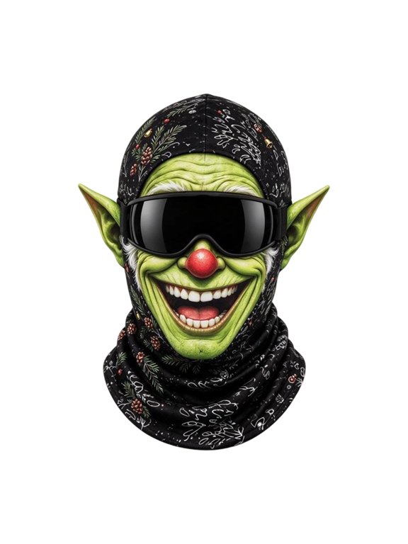 Funny Monster Face Balaclava Ski Mask Windproof Full Face For Winter Skiing Party Men Women Warm Outdoor Fun Design