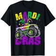 thumbnail image 1 of Funny Monster Truck Mardi Gras Carnival Jester Hat Boys Kids T-Shirt, 1 of 5