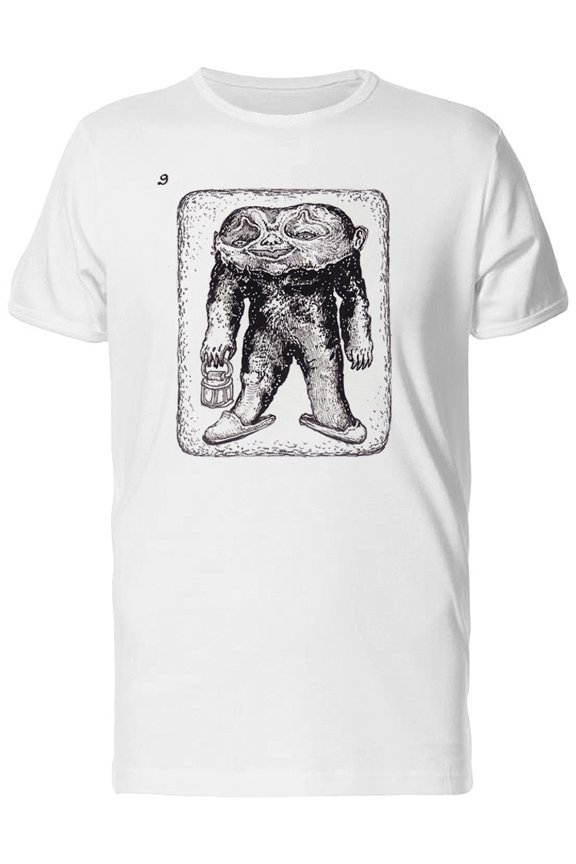 Funny Monster With Lantern Tee Men's -Image by Shutterstock