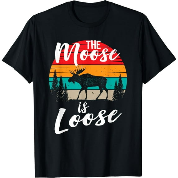 Funny Moose Lover Vintage Moose T-Shirt
