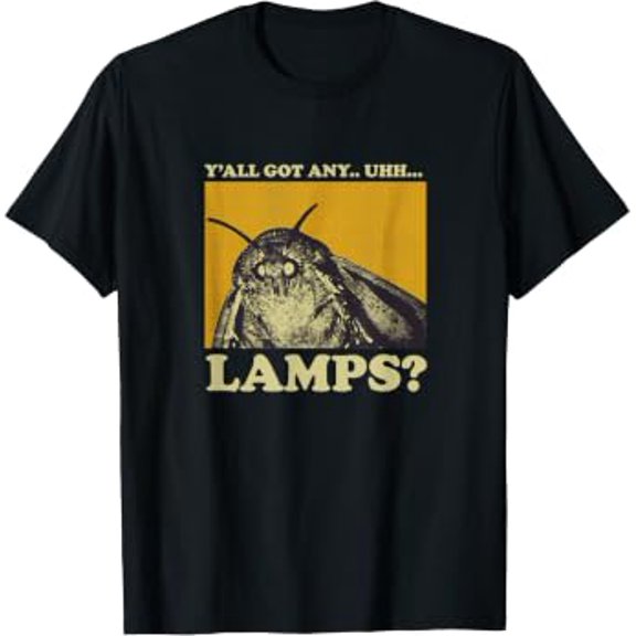 Funny Moth Meme Lamps Glow Insect Butterfly T-Shirt, Unisex T-Shirt