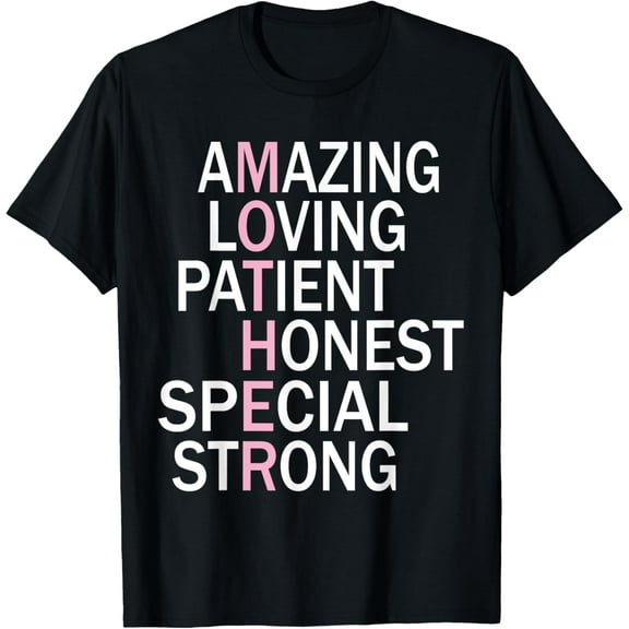Funny Mother Amazing Loving Patient Mom Mother's Day Outfit T-Shirt