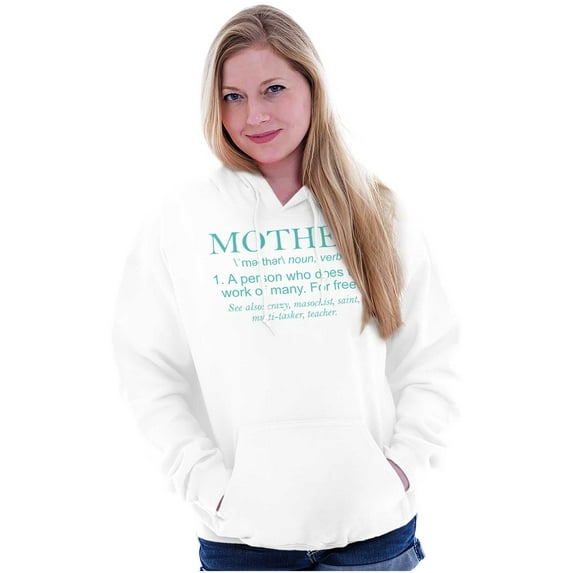 Funny Mother Definition Cute Mom Hoodie Sweatshirt Women Brisco Brands X