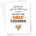 thumbnail image 1 of Funny Mother's Day Card - Ugly Children, 1 of 3