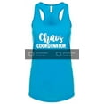 thumbnail image 1 of Funny Mother's Day Chaos Coordinator Ladies Racerback Tank Top-Medium Turquoise, 1 of 4