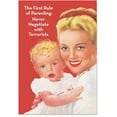 thumbnail image 1 of Funny Mother's Day Greeting Card with 5 x 7 Inch Envelope (1 Card) Mom First Rule of Parenting - Smiling Mom with Child, 1 of 3