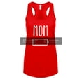 thumbnail image 1 of Funny Mother's Day Low Battery Ladies Racerback Tank Top-Small Red, 1 of 4