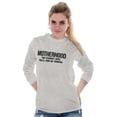 thumbnail image 1 of Funny Motherhood the Scariest Hood Women's Long Sleeve T Shirt Brisco Brands S, 1 of 6