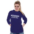 thumbnail image 1 of Funny Motherhood the Scariest Hood Women's Long Sleeve T Shirt Brisco Brands X, 1 of 6