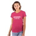 thumbnail image 1 of Funny Motherhood the Scariest Hood Womens Slim Fit Graphic Tee Brisco Brands X, 1 of 5