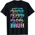 thumbnail image 1 of Funny Mothers Day Shirts For Mom And Son Bruh T-Shirt, 1 of 5