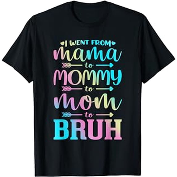 Funny Mothers Day Shirts For Mom And Son Bruh T-Shirt