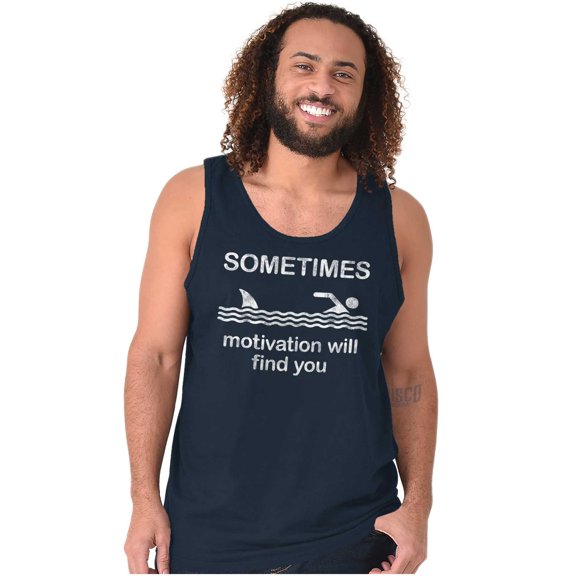 Funny Motivation Will Find You Joke Plus Size Graphic Tank Top Brisco Brands 3X