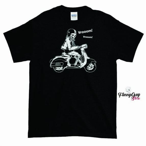 Funny Motor Scooter Rider Gift Moped Bike Motorcycle Graphic Tee Shirt,for unisex up to size 5XL