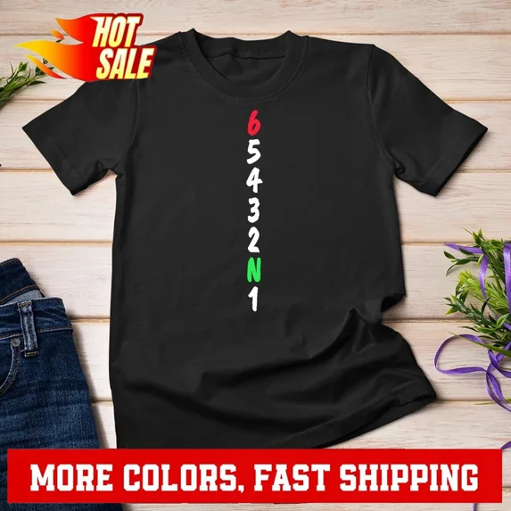 Funny Motorcycle Gear Shift 1N23456 Bike Racing T-Shirt Gift Unisex T-shirt