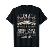Funny Motorcycle Lover Graphic Husbands Men Motorbike Rider T-Shirt