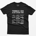 thumbnail image 1 of Funny Motorcycle T-Shirt: Things I Do In My Spare Time, 1 of 4