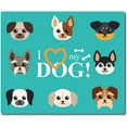 thumbnail image 1 of Funny Mouse Pads Waterproof Mouse Mat Pad Desk Accessories Stitched Edges Premium-Textured Non-Slip Rubber I Love My Dogs for Laptop Computer Office Gaming Farmer Gift 9.5 x 7.9inch Mixed Color, 1 of 7