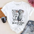 thumbnail image 1 of Funny Mouse Sarcastic T-Shirt, Who Ties Your Shoelaces Humor Quote Tee, 1 of 10
