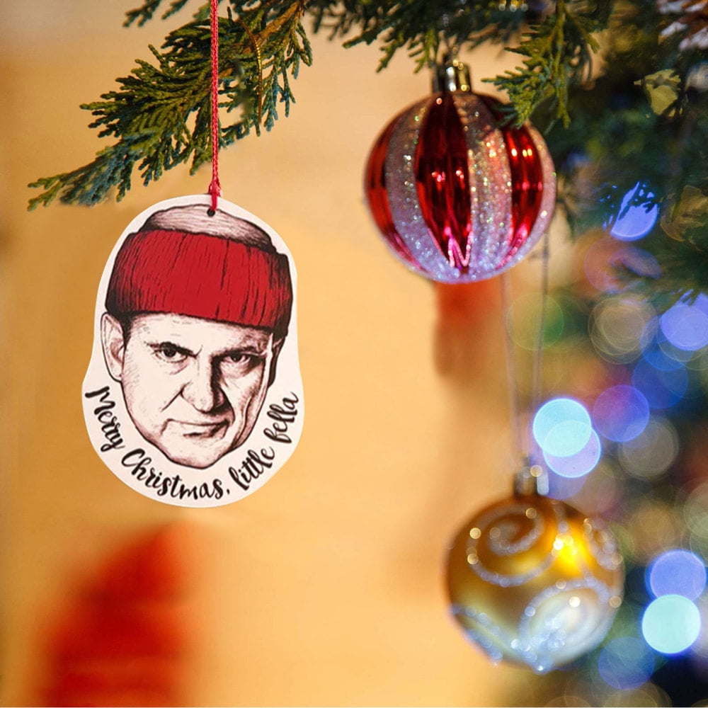 Funny Movie Christmas Ornament Wood Character Pendant Decor Gift for