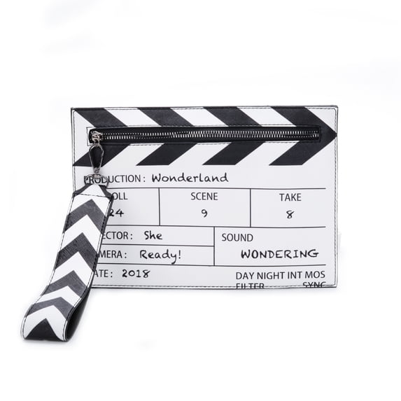 Funny Movie Prop Design Women Shouler Bags Designer Letters Clutch Bag Cute Pu Leather Crossbody Messenger Bag Lady Small Purses beige