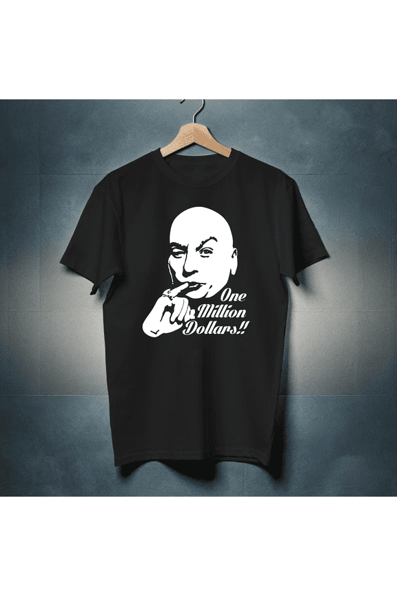 Funny Movie Villain Dr Evil Austin Powers Retro Comedy Design Unisex T-Shirt up to size 5XL