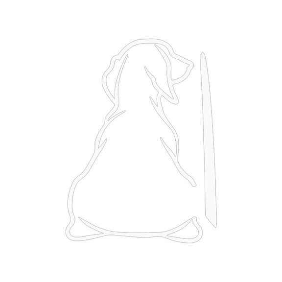 Funny Moving Tail Dog Car Decal, Cute Puppy Windshield Wiper Sticker for Rear Window, Removable Animal Car Decoration