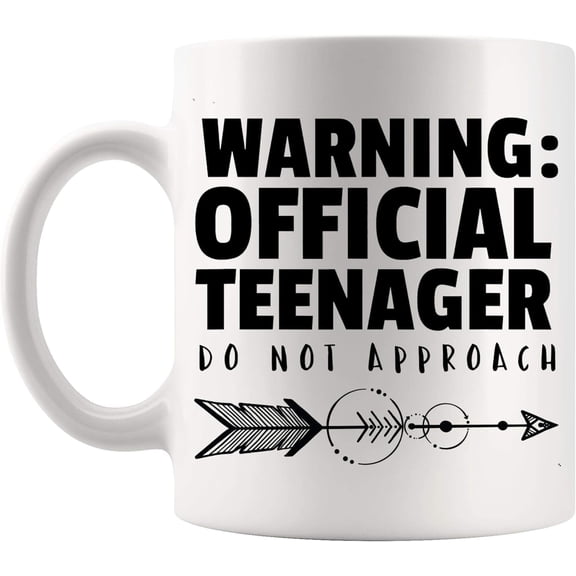 Funny Mug Cup - Official Teenager Teens 13 Year Old Funny 13th Birthday for Birthday White Mugs Cups 64430
