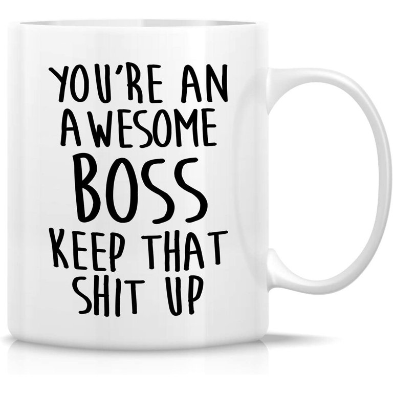 Funny Gifts for Moms - You're the Best Mom Keep That Shit Up Gag Coffe -  RANSALEX