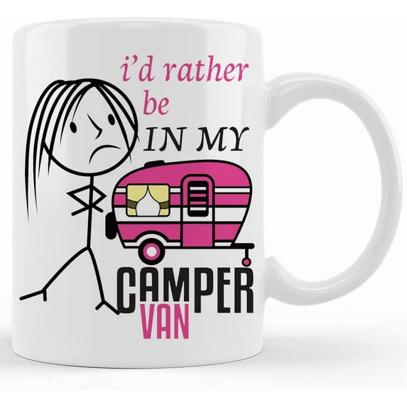 Funny Mugs Novelty Mug Tea Coffee Cup Gifts Birthday Presents For Men Women Him Her Camper Van, Ceramic Novelty Coffee Mugs 11oz, 15oz Mug, Tea Cup, Gift Present Mug For Birthday, Christ