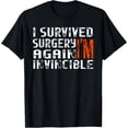 thumbnail image 1 of Funny Multiple Post Surgery Shirt Get Well Soon For Men Gift T-Shirt, 1 of 3